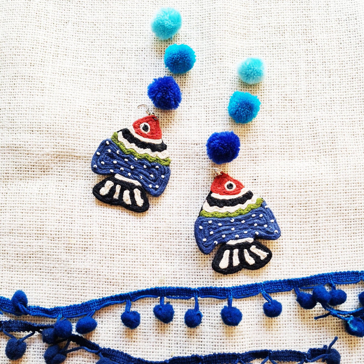 Polka Fish Earrings