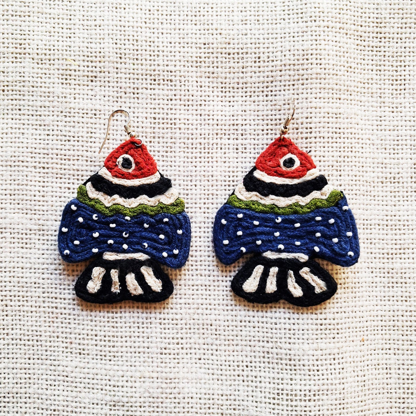 Polka Fish Earrings