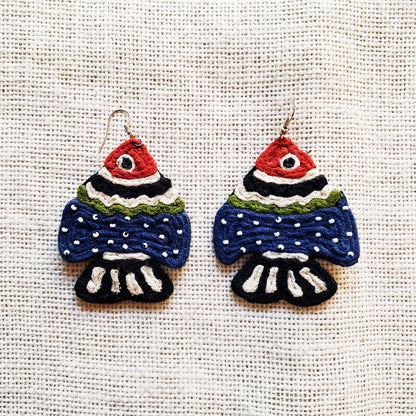 Polka Fish Earrings