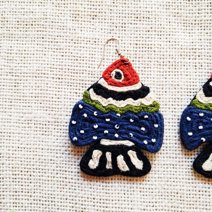 Polka Fish Earrings