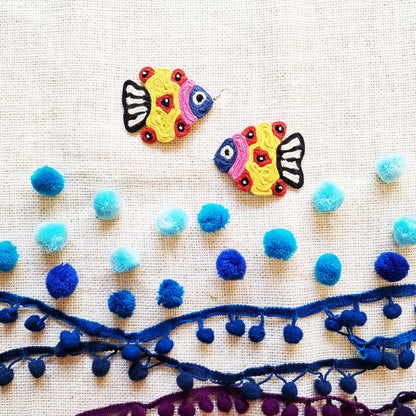 Flower Fish Earrings