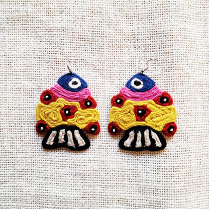 Flower Fish Earrings