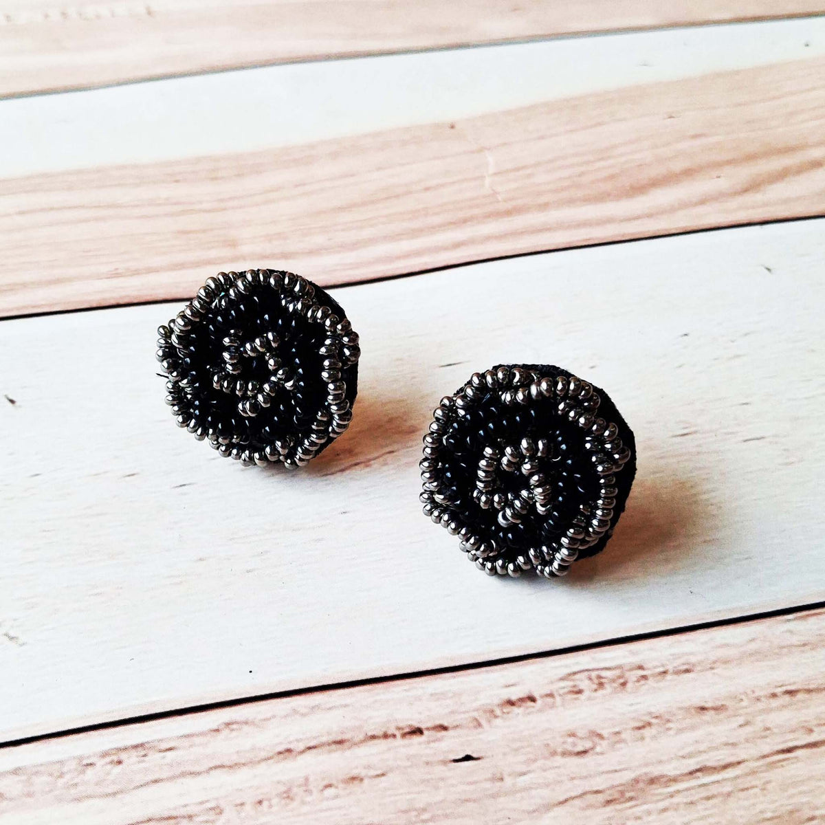 Shaded Phool Studs