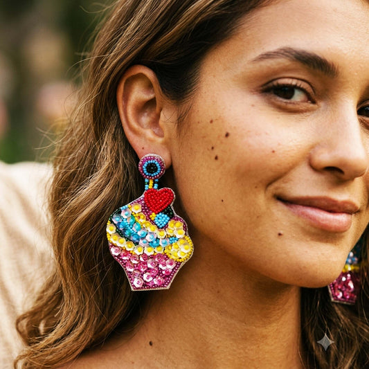 Cupcake Earrings