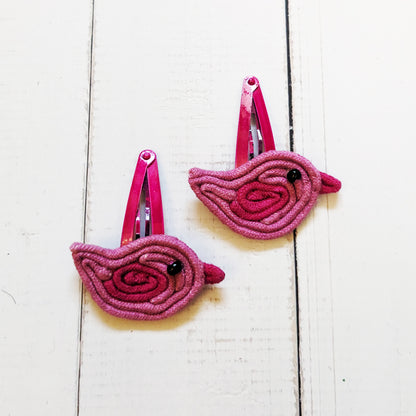 Triple Birdie Hair Clips