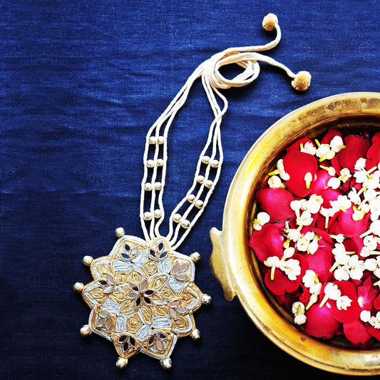 Geometric Mandala Necklace