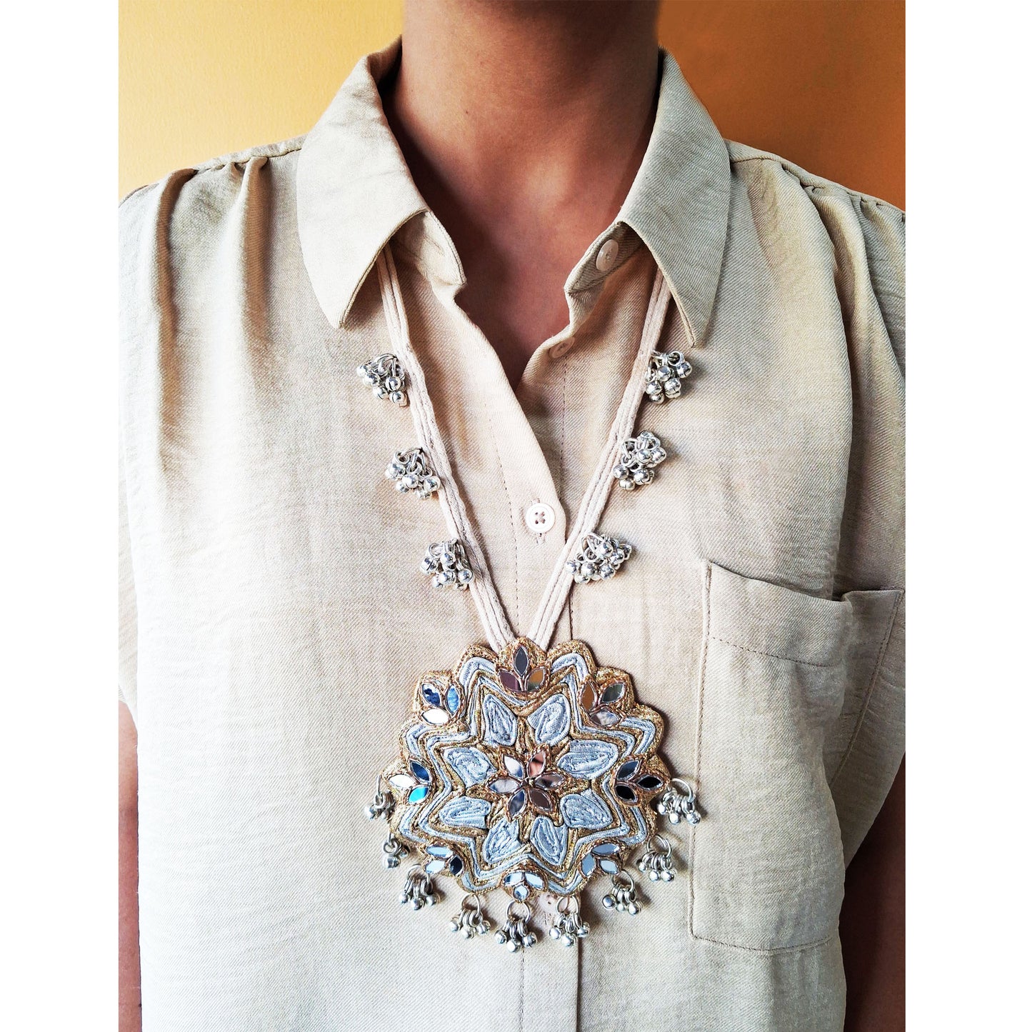 Ghungroo Mandala Necklace