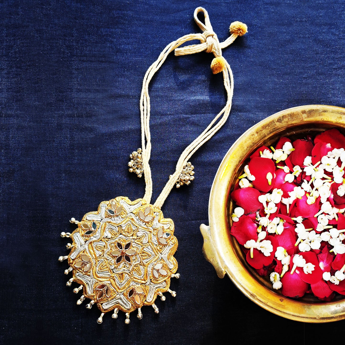 Beaded Mandala Necklace