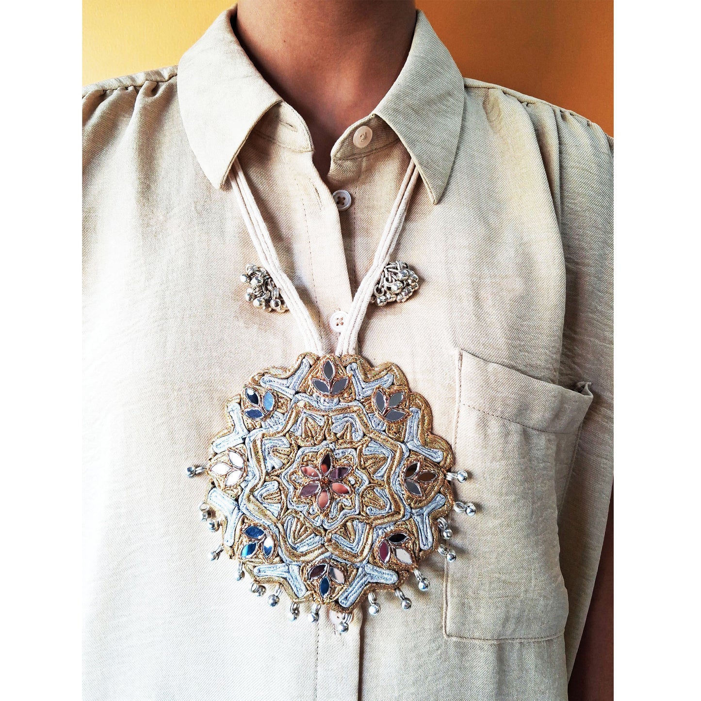 Beaded Mandala Necklace