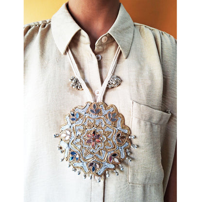 Beaded Mandala Necklace