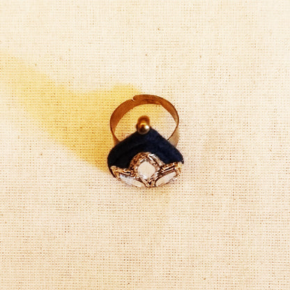 Blue Mirror Ring