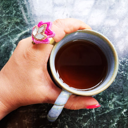 Lotus Mirror Ring