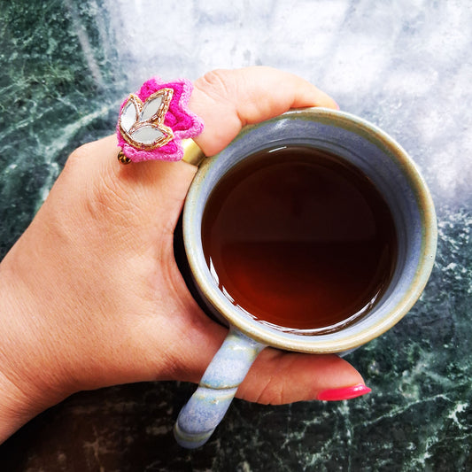 Lotus Mirror Ring