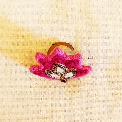 Lotus Mirror Ring