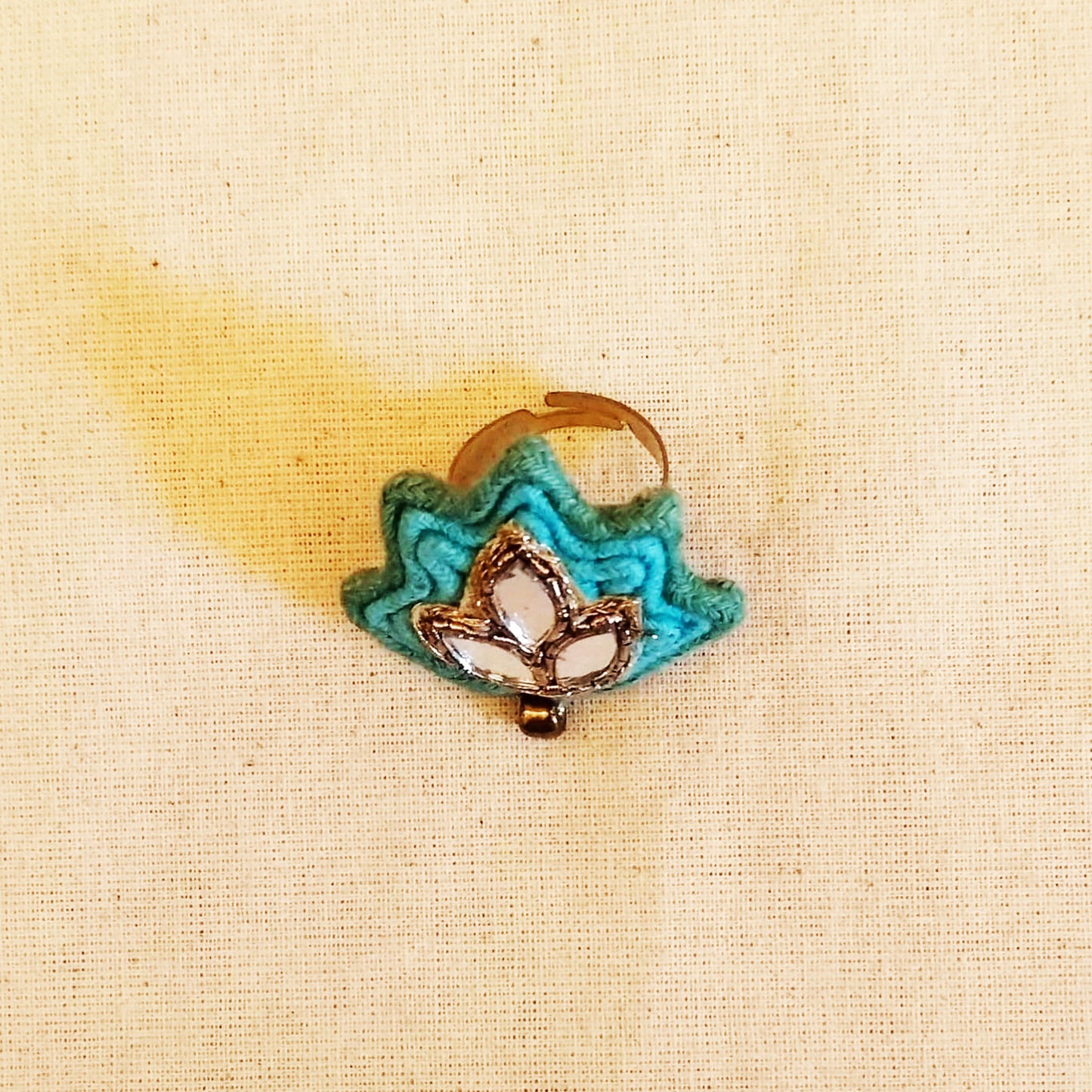 Blue Lotus Ring