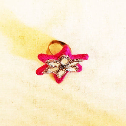 Pink Mirror Ring