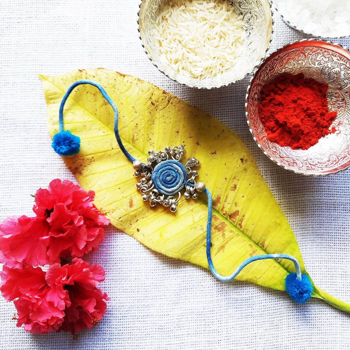 Blue Tie Dye Rakhi