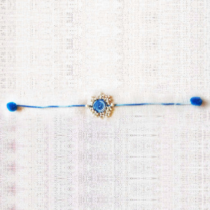 Blue Tie Dye Rakhi