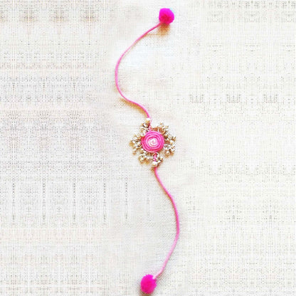 Pink Tie Dye Rakhi
