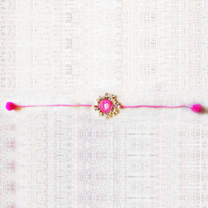 Pink Tie Dye Rakhi