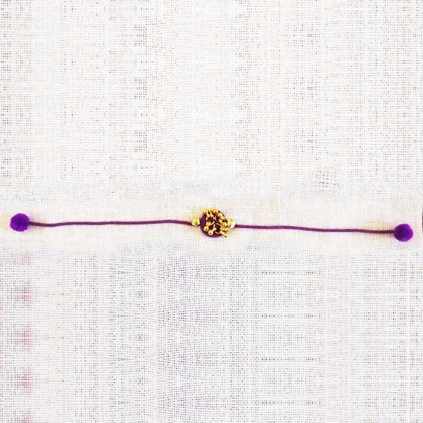 Purple Gold Rakhi