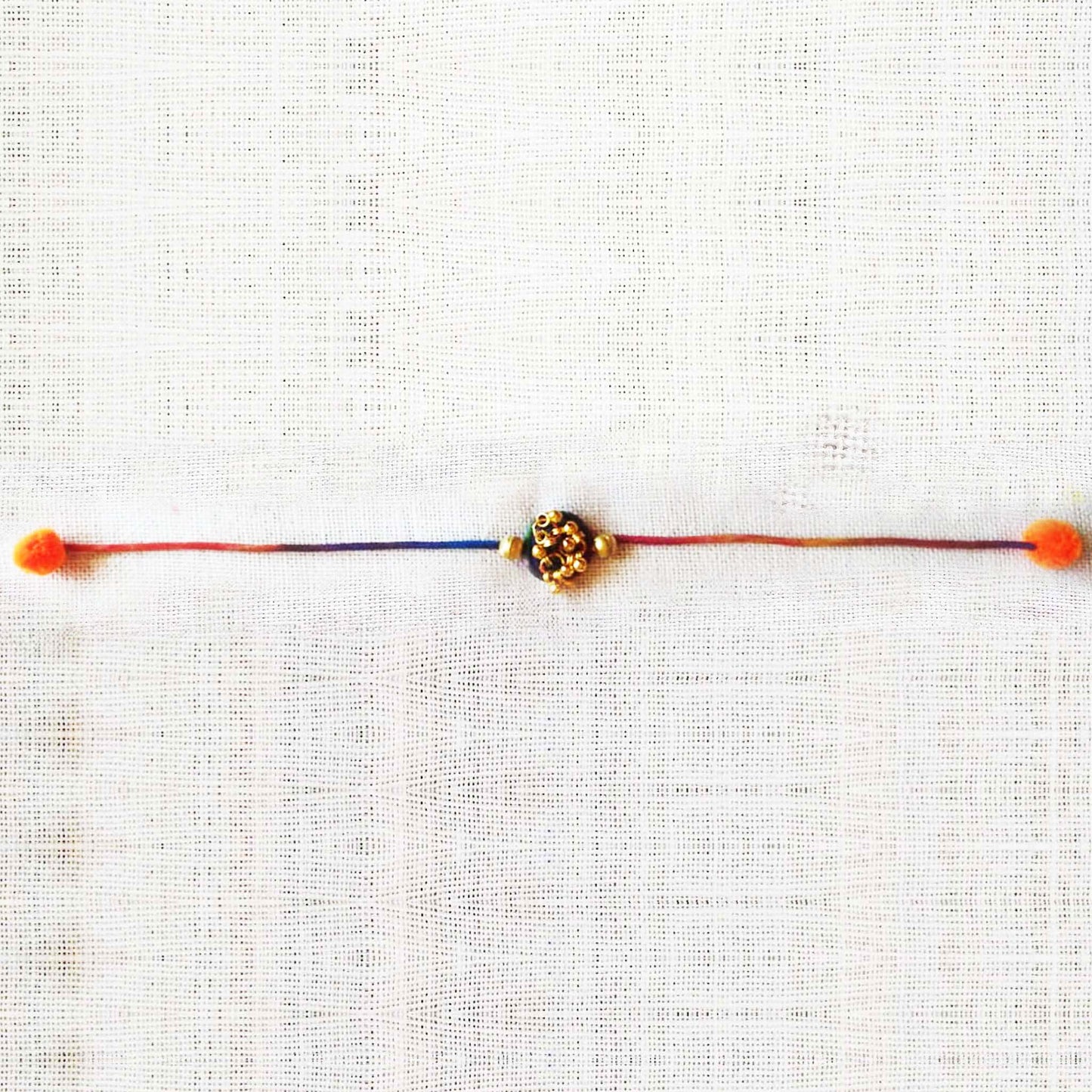 Multicolor Gold Rakhi