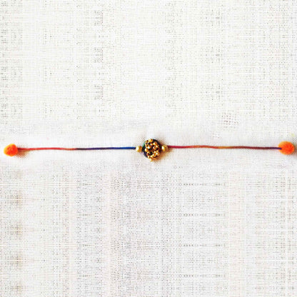 Multicolor Gold Rakhi