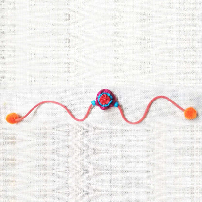 Multicolor Flower Rakhi