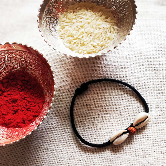 Black Shell Rakhi band