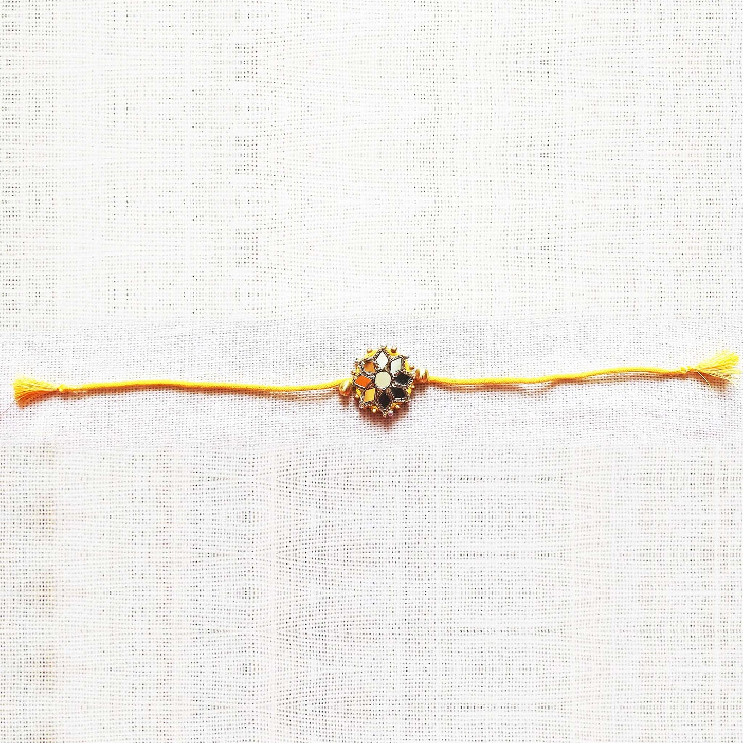 Yellow Sitara Rakhi
