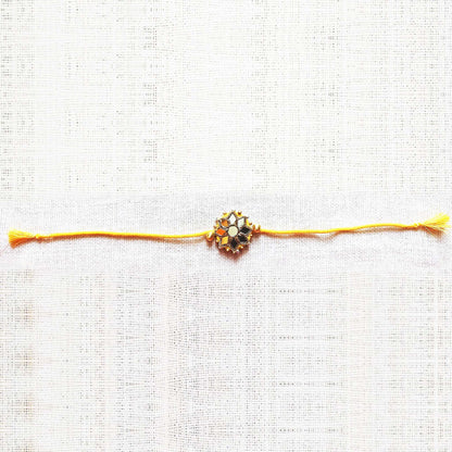 Yellow Sitara Rakhi