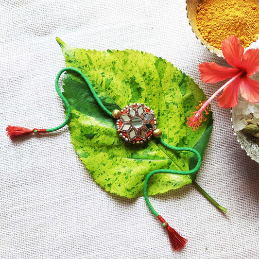 Red Sitara Rakhi