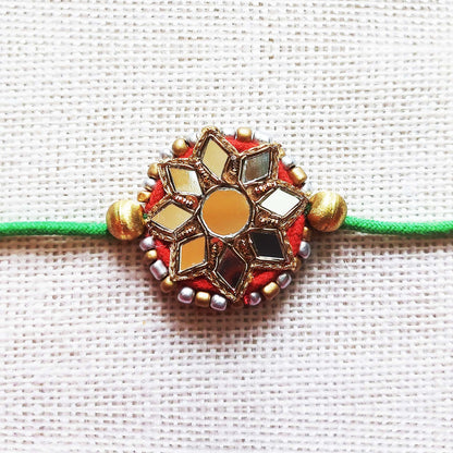 Red Sitara Rakhi