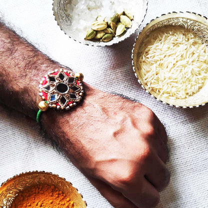 Red Sitara Rakhi
