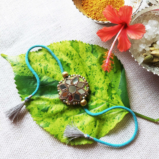 Green Sitara Rakhi