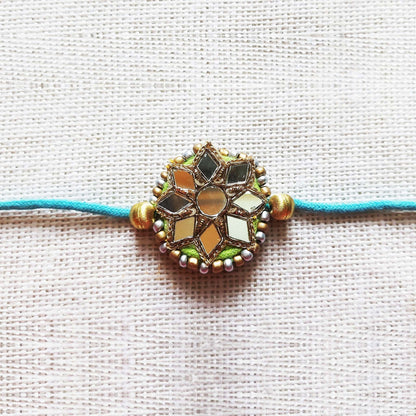 Green Sitara Rakhi