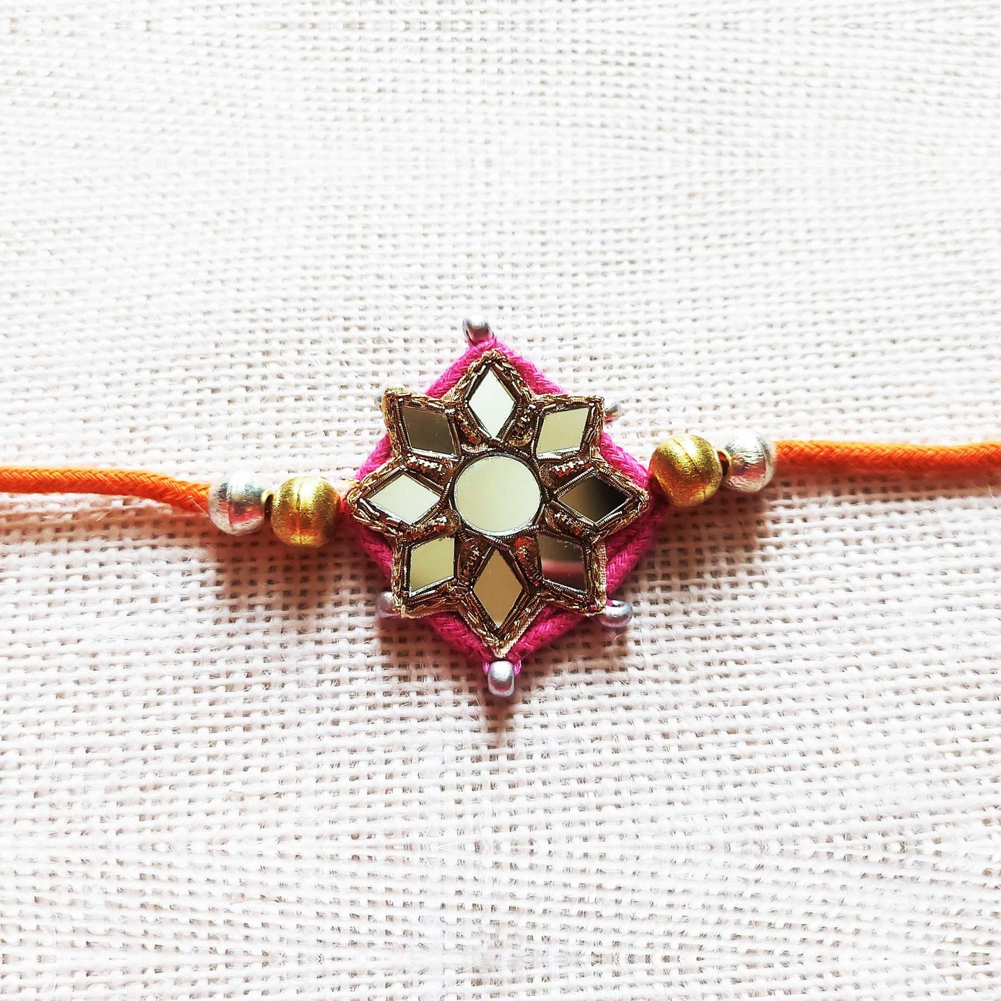 Pink Sitara Rakhi