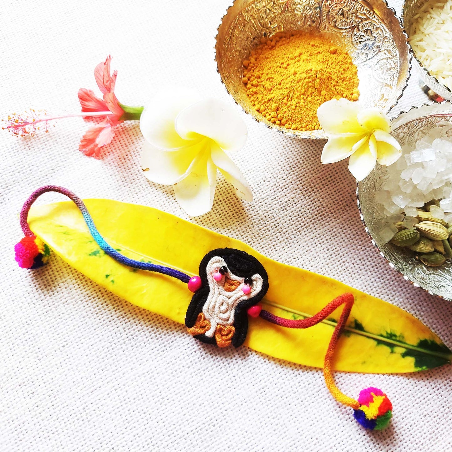 Penguin Rakhi for kids