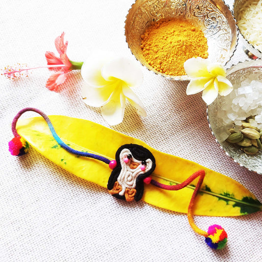 Penguin Rakhi for kids