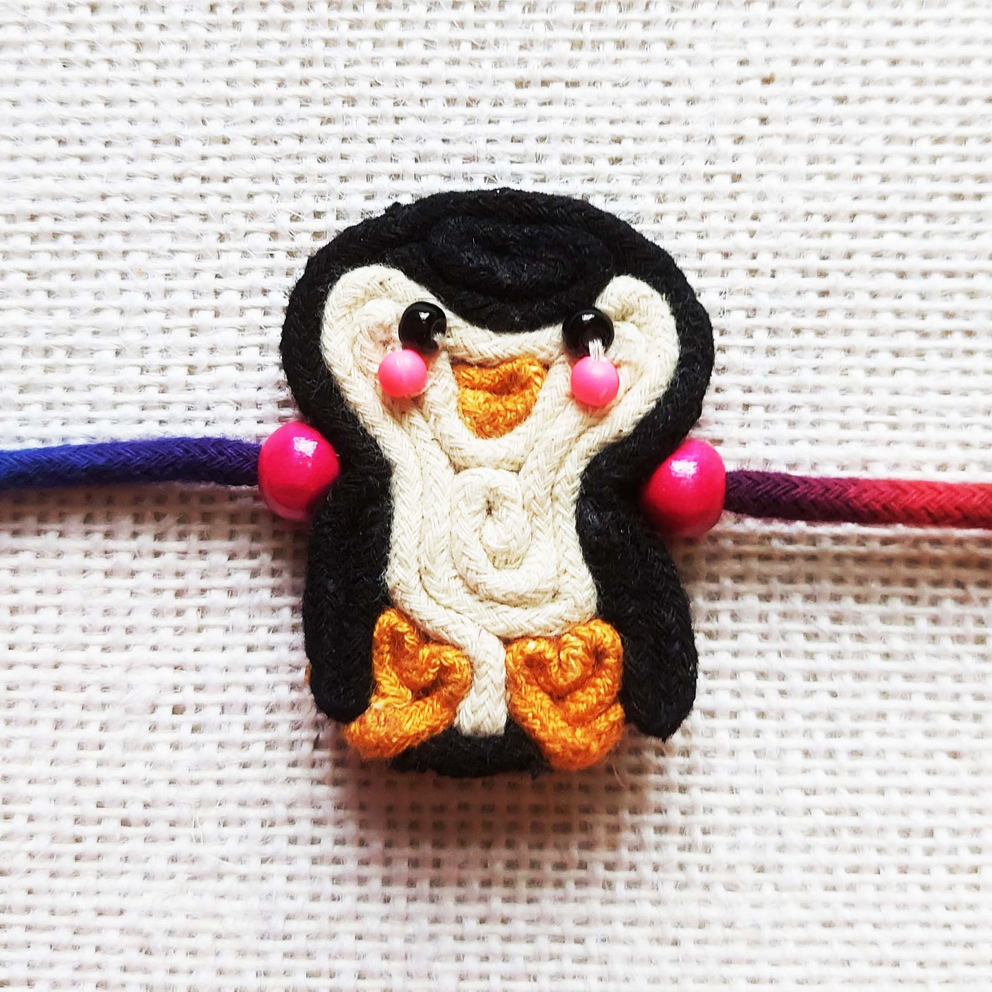 Penguin Rakhi for kids