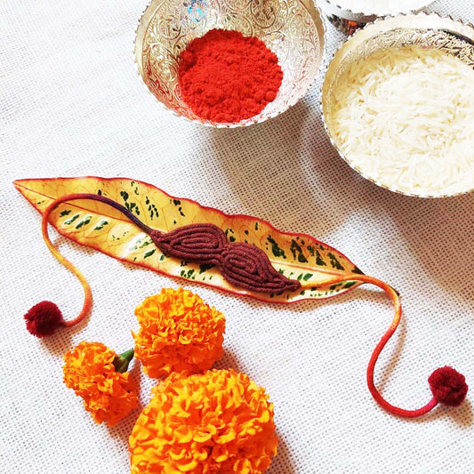 Brown Moustache Rakhi