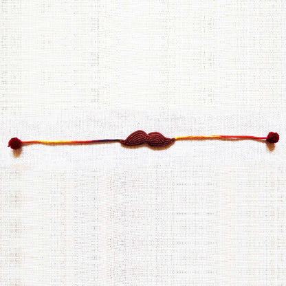 Brown Moustache Rakhi