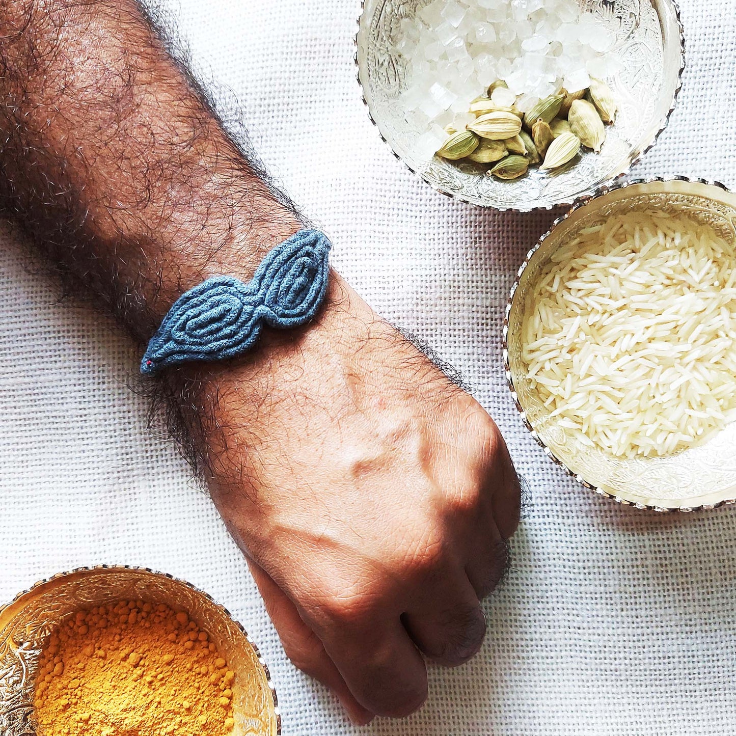 Grey Moustache Rakhi