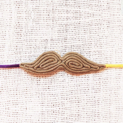 Fawn Moustache Rakhi