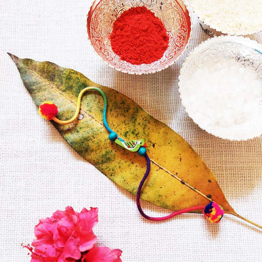 Wood Bird Rakhi for kids