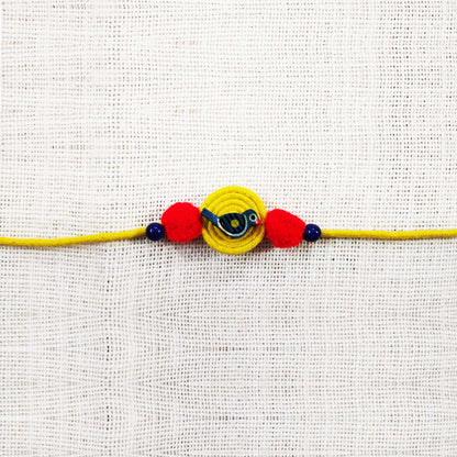 Yellow Bird Rakhi for kids
