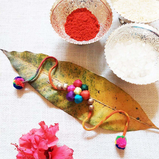 Silk Bauble Rakhi