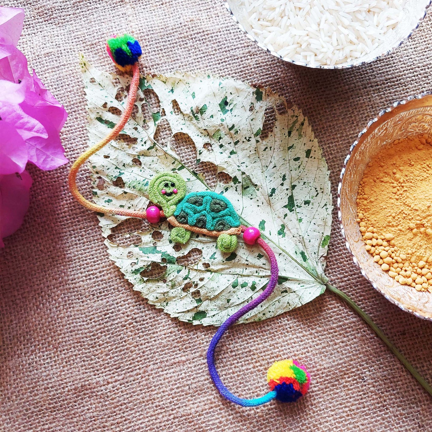 Tortoise Rakhi for kids