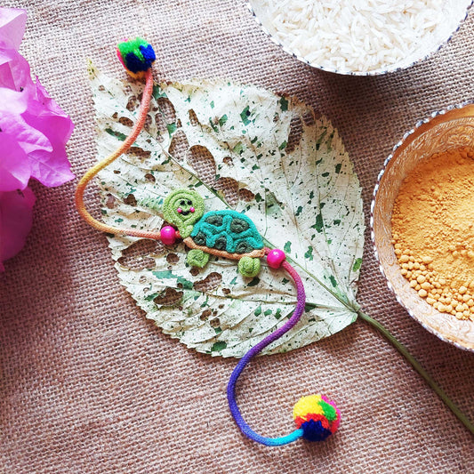Tortoise Rakhi for kids