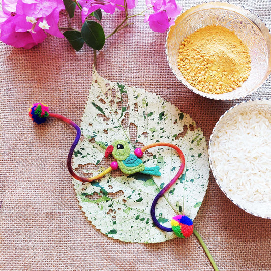 Parrot Rakhi for kids